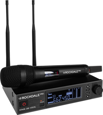 Радиосистема микрофонная Rockdale Pro Stage 200 BK Vocal
