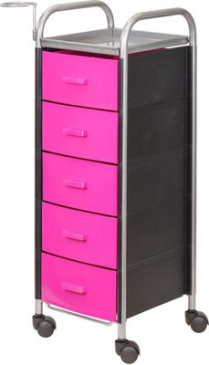 Тележка парикмахерская Элеганс Глорис-02 (розовый)