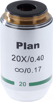 Объектив для микроскопа Микромед 20x/0.4л беск/0.17 / 10589