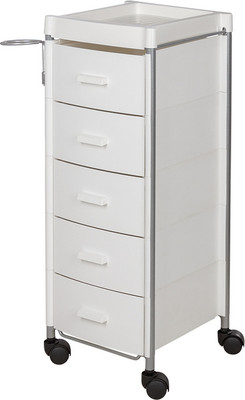 Тележка парикмахерская Элеганс Глорис - 04 (белый)