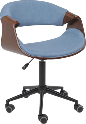 Кресло офисное AksHome Angara (ткань, небесный XC188-26/черный)