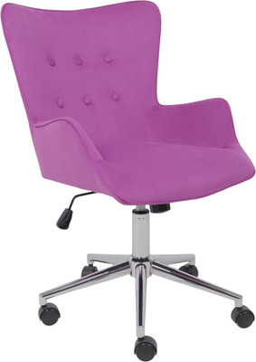 Кресло офисное AksHome Bella Chrome Velluto 41 (велюр/фиолетовый)