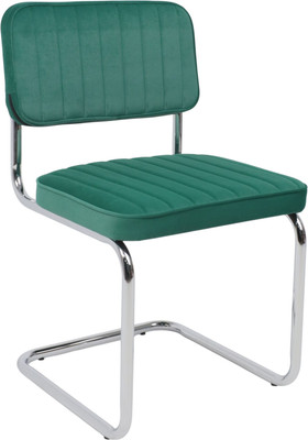 Стул офисный AksHome Славия Люкс Kiton 709 (зеленый велюр/хром)