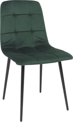 Стул Алвест AV 406-N (зеленый бархат Confetti deep forest/черный)