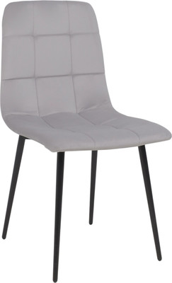 Стул Алвест AV 406-N (светло-серый бархат H-09/черный)