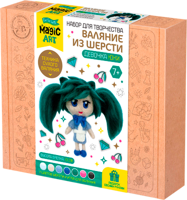Набор для творчества Десятое королевство Валяние из шерсти Девочка Юки / 05707