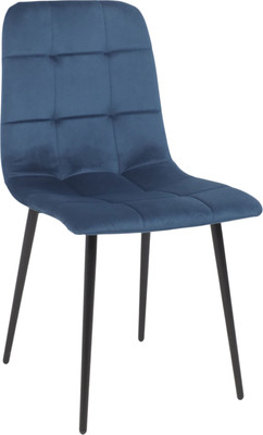 Стул Алвест AV 406-N (синий бархат Confetti deep ocean/черный)