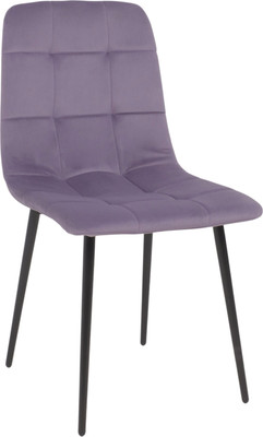 Стул Алвест AV 406-N (сливовый бархат Confetti plum/черный)