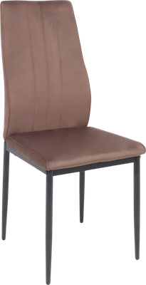 Стул AksHome Oreo (коричневый велюр HLR-49/черный)