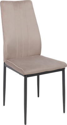 Стул AksHome Oreo (серо-бежевый велюр HLR-9/черный)
