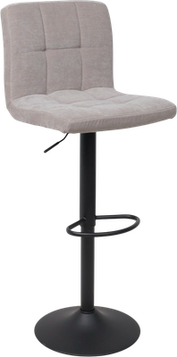 Стул барный AksHome Logos (серый шенилл Ote Canna 452/черный)