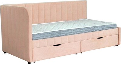 Кровать-тахта DiArt София левая (велюр Магия 3)