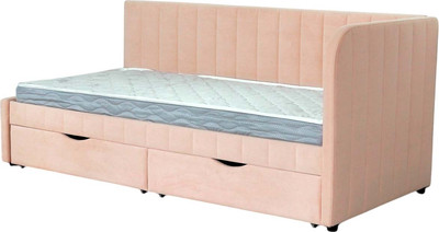 Кровать-тахта DiArt София правая (велюр Магия 3)