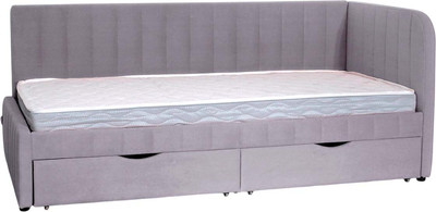 Кровать-тахта DiArt София правая (велюр Магия 53)