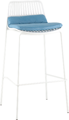 Стул барный Stool Group Louran с подушкой D-012H-75 (белый)