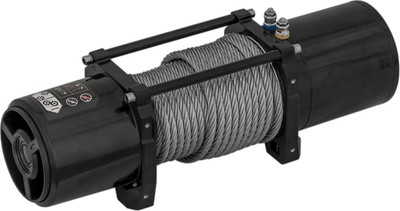 Лебедка электрическая Runva 12V Runva 6000 lbs 2722кг / EWV6000S (стальной трос)