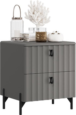 Прикроватная тумба ТриЯ Тиффани 407.002.000 (базальт/грей софт)