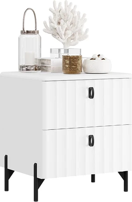 Прикроватная тумба ТриЯ Тиффани 407.002.000 (белый жемчуг/белый софт)