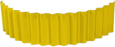 Бордюр садовый GREENGO Волна 110x24см (желтый)