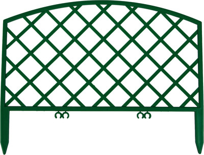 Изгородь декоративная GREENGO Romanika 35x220см 5 секций (зеленый)