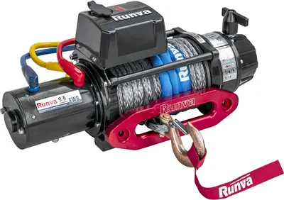 Лебедка электрическая Runva 24V 9500 lbs 4350кг / EWB9500SSR24V (влагозащищенная)