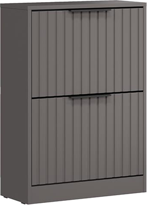 Тумба для обуви ТриЯ Хилтон 303.012.000 (серый графит/графит матовый)