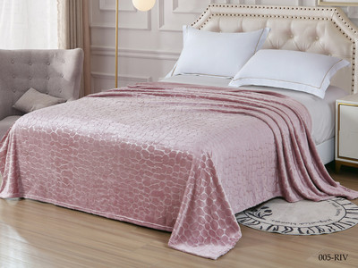 Плед Реноме Riviera 1.5сп RIV-005 (жаккард розовый)