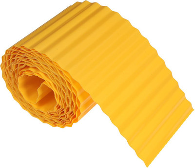 Бордюр садовый GREENGO 15см 9м толщина 0.6мм / 5651228 (желтый)