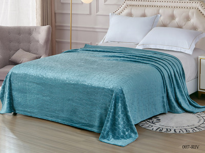 Плед Реноме Riviera 1.5сп RIV-007 (жаккард морская волна)