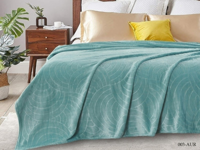 Плед Реноме Элит 1.5сп 003 (жаккард аура бирюзовый)