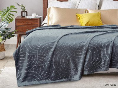 Плед Реноме Элит 1.5сп 008 (жаккард аура серый)