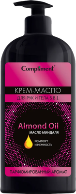 Крем для тела Compliment Парфюмированный для рук и тела с маслом миндаля (400мл)
