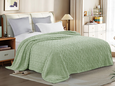 Плед Реноме Gammi 2сп GAM-008 (жаккард косичка зеленый)