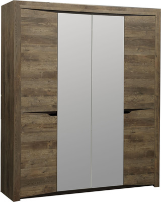 Шкаф Олмеко Лючия 33.01 (кейптаун/венге/белый)