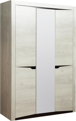 Шкаф Олмеко Лючия 33.02 (бетон пайн белый/венге/белый)