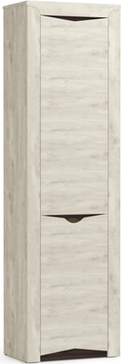 Шкаф Олмеко Лючия 33.14 (бетон пайн белый/венге/белый)