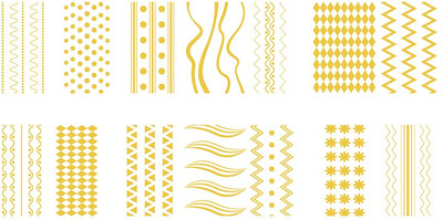 Набор наклеек для декорирования Marmiton Пасхальное золото / 17834 (2шт)