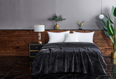 Покрывало Sofi de Marko София 160x220 / Пл-Са019-160x220 (антрацит 1)