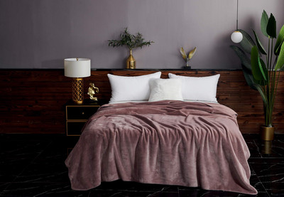 Покрывало Sofi de Marko София 160x220 / Пл-Сп020-160x220 (пепельно-розовый 1)