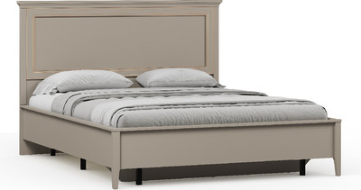 Двуспальная кровать Black Red White Classic LOZ180x200 М (глиняный серый/глиняный серый)