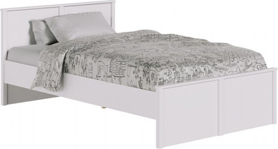 Полуторная кровать Black Red White Ewa LOZ120x200 М (белый/белый)