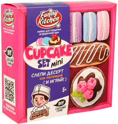 Набор для лепки Slime Лаборатория Funny Kitchen Cup-cake set min / SS500-40245