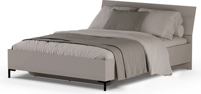 Двуспальная кровать Black Red White Domenica LOZ160х200 Д (глиняный серый/глиняный серый)