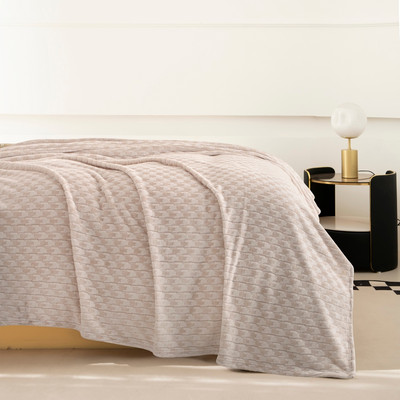 Плед Karven Фланель 1.5сп / PL 013 JACQAURD v5/Beige