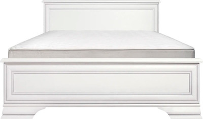 Полуторная кровать Black Red White Kentaki S320-LOZ140х200 Д (белый/белый)