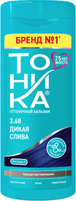 Оттеночный бальзам для волос Тоника 3.68 (150мл, дикая слива)