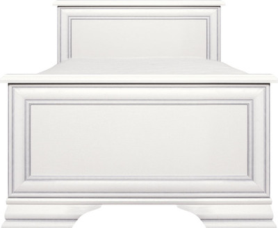 Односпальная кровать Black Red White Kentaki S320-LOZ90х200 Д (белый/белый)