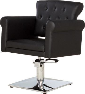 Кресло парикмахерское Элеганс Грейс (черный)