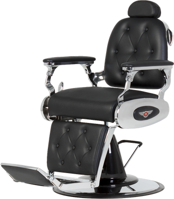 Кресло парикмахерское Элеганс Оксфорд Форм (черный)