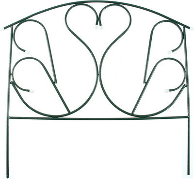 Изгородь декоративная Sima-Land Лебедь 69x410см 5 секций / 2585464 (зеленый)